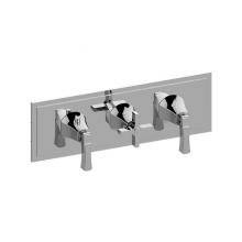 Graff G-8178H-2L1C-PC-T - Finezza DUE Finezza DUE, Vignola M-Series Valve Trim with Three Handles (Horizontal Orientation)