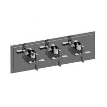 Graff G-8178H-C15E0-PC-T - Finezza DUE Finezza DUE, Vignola M-Series Valve Trim with Three Handles (Horizontal Orientation)