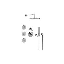 Graff GL2.122SG-C19E0-PC/OX - M-Series Full Thermostatic Shower System w/Diverter Valve (Rough & Trim)