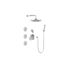 Graff GL2.122SG-LM42E0-PC - M-Series Full Thermostatic Shower System w/Diverter Valve (Rough & Trim)