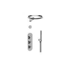 Graff GL3-029WT-LM42E0-PC-T - M-Series Thermostatic Set w/Ametis Ring, Handshower & Diverter Valve (Trim Only)