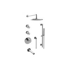 Graff GL3.J42ST-C19E0-PC - M-Series Thermostatic Shower System Tub and Shower with Handshower (Rough & Trim)