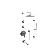 Graff GL3.J42ST-LM57E0-PC - M-Series Thermostatic Shower System Tub and Shower with Handshower (Rough & Trim)