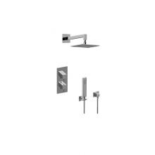 Graff GM2.022WD-LM39E0-PC-T - M-Series Thermostatic Shower System - Shower with Handshower (Trim Only)