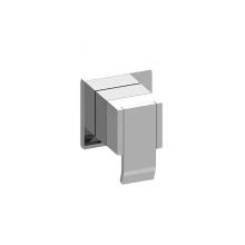 Graff G-8071S-LM38E1-PC-T - M-Series Square 2-Way Shared Diverter Valve Trim Plate w/Qubic Handle