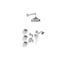 Graff GS2.122SG-LM20E0-PC - M-Series Full Thermostatic Shower System (Rough & Trim)