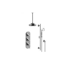 Graff GS3.011WB-LM20E0-PC - M-Series Thermostatic Shower System - Shower with Handshower (Rough & Trim)