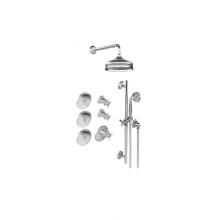 Graff GS3.112SH-C2E0-PC - M-Series Full Thermostatic Shower System (Rough & Trim)