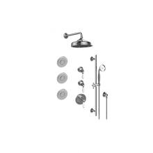 Graff GS3.112SH-LC1E0-PC - M-Series Full Thermostatic Shower System (Rough & Trim)