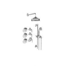 Graff GS3.112SH-LM22E0-PC - M-Series Full Thermostatic Shower System (Rough & Trim)