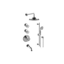 Graff GT3.N42ST-C18E0-PC - M-Series Thermostatic Shower System - Tub and Shower with Handshower (Rough & Trim)