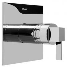 Graff G-8041-LM39S-PC-T - Qubic Tre SOLID Trim Plate w/Handle