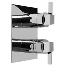 Graff G-8046-LM39S-PC-T - Qubic Tre SOLID Trim Plate w/Handle