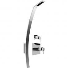 Graff GF4.000A-LM39S-PC - Luna Thermostatic Shower Set (Rough & Trim)