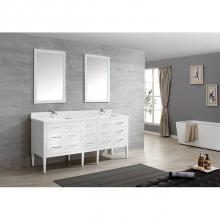 Tidal Bath SYDC-733100-QA - Sydney 73'' double-sink vanity set