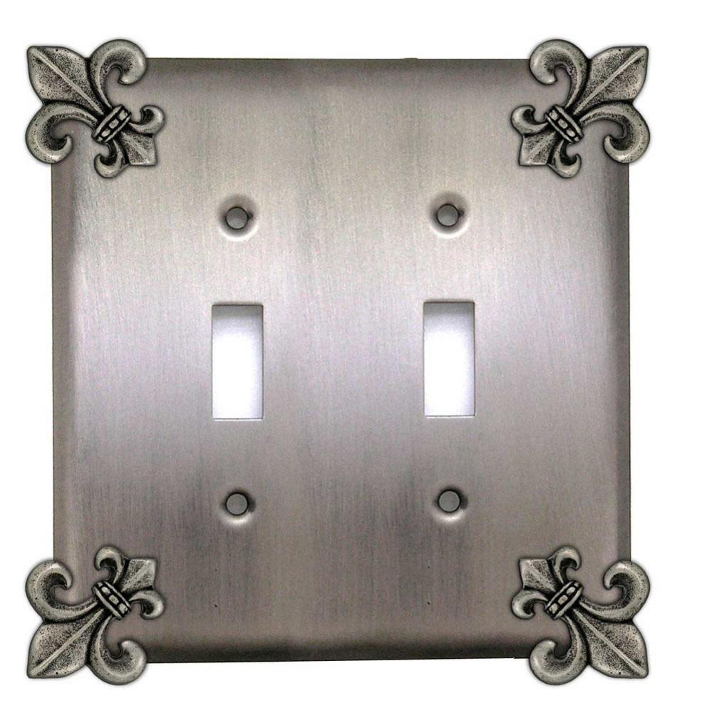 FLEUR DE LIS 6GF/R SWITCHPLATE