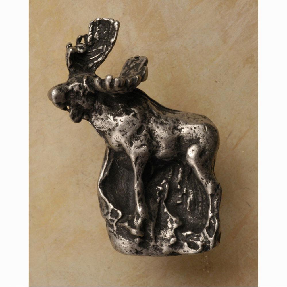 Moose on mountain-lft