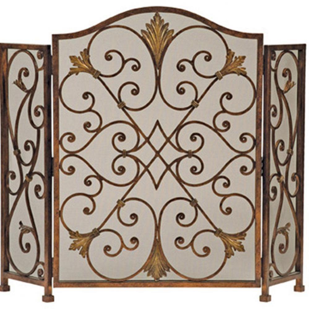 Rockefeller 3-Panel Fireplace Screen