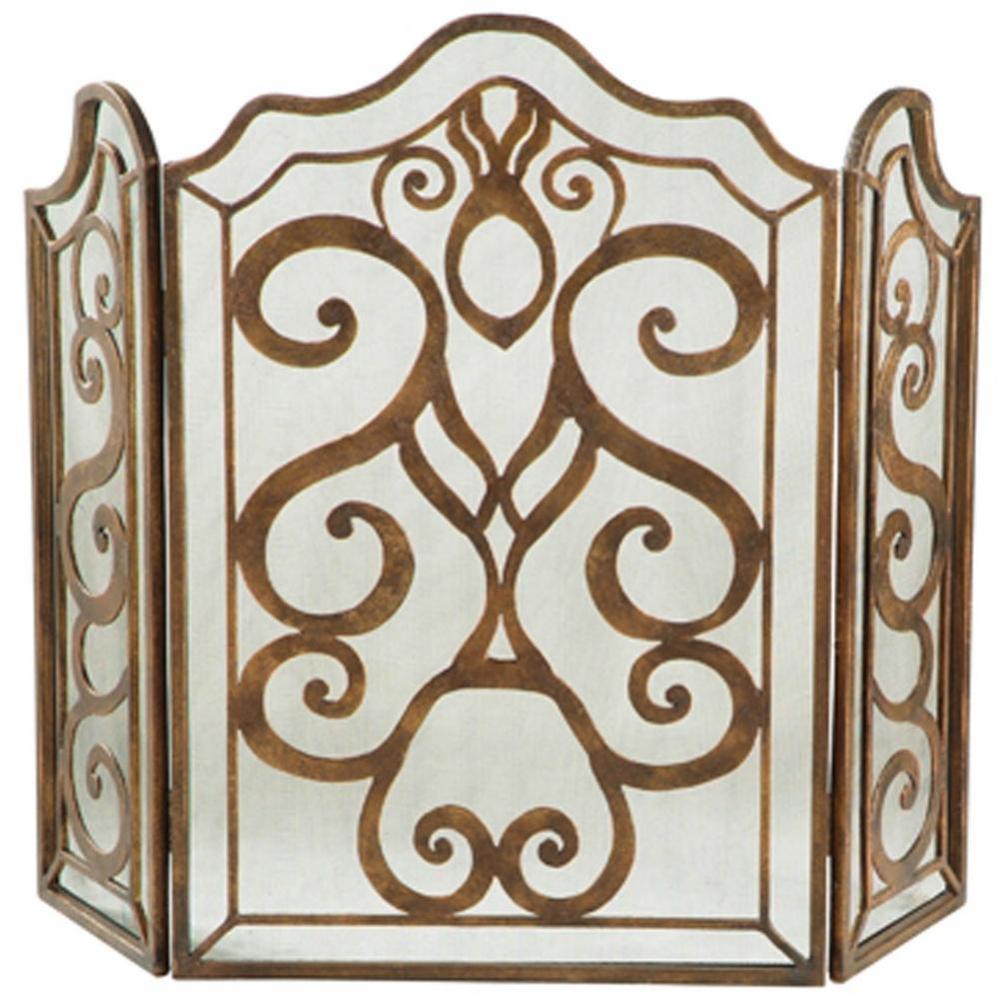 Tiger Lily 3-Panel Fireplace Screen