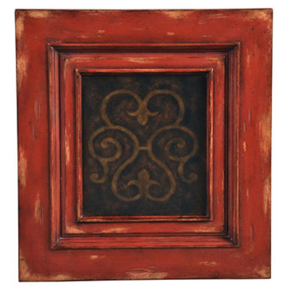 Medallion Tall Cabinet - Antique