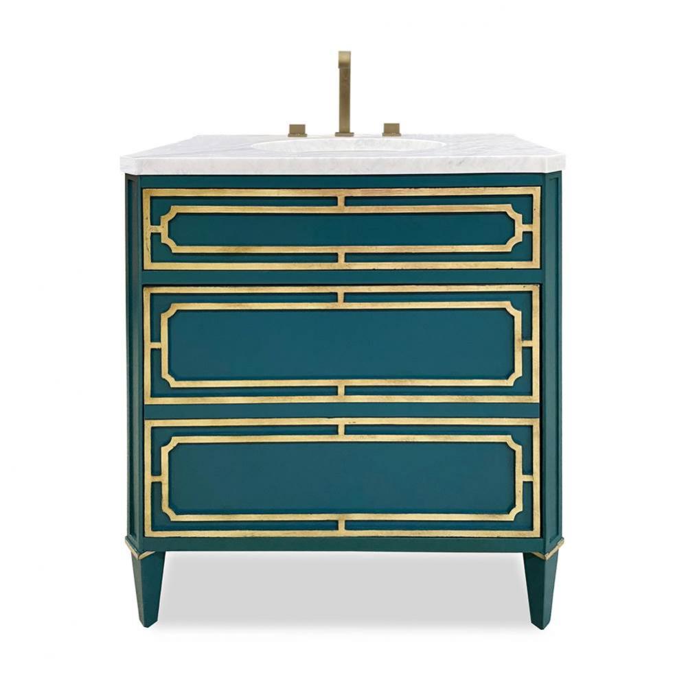 Emperor Medium Sink Chest - Peacock