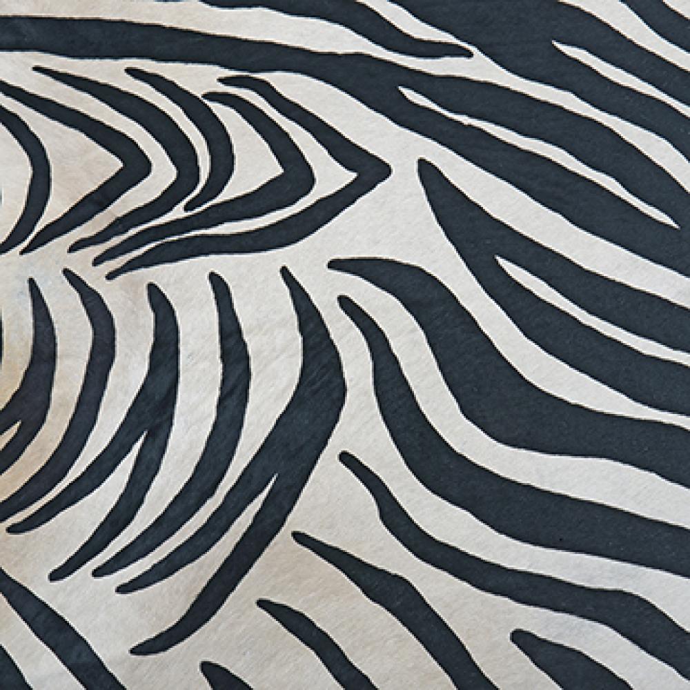 Hair on Hide Zebra 100 Black &
