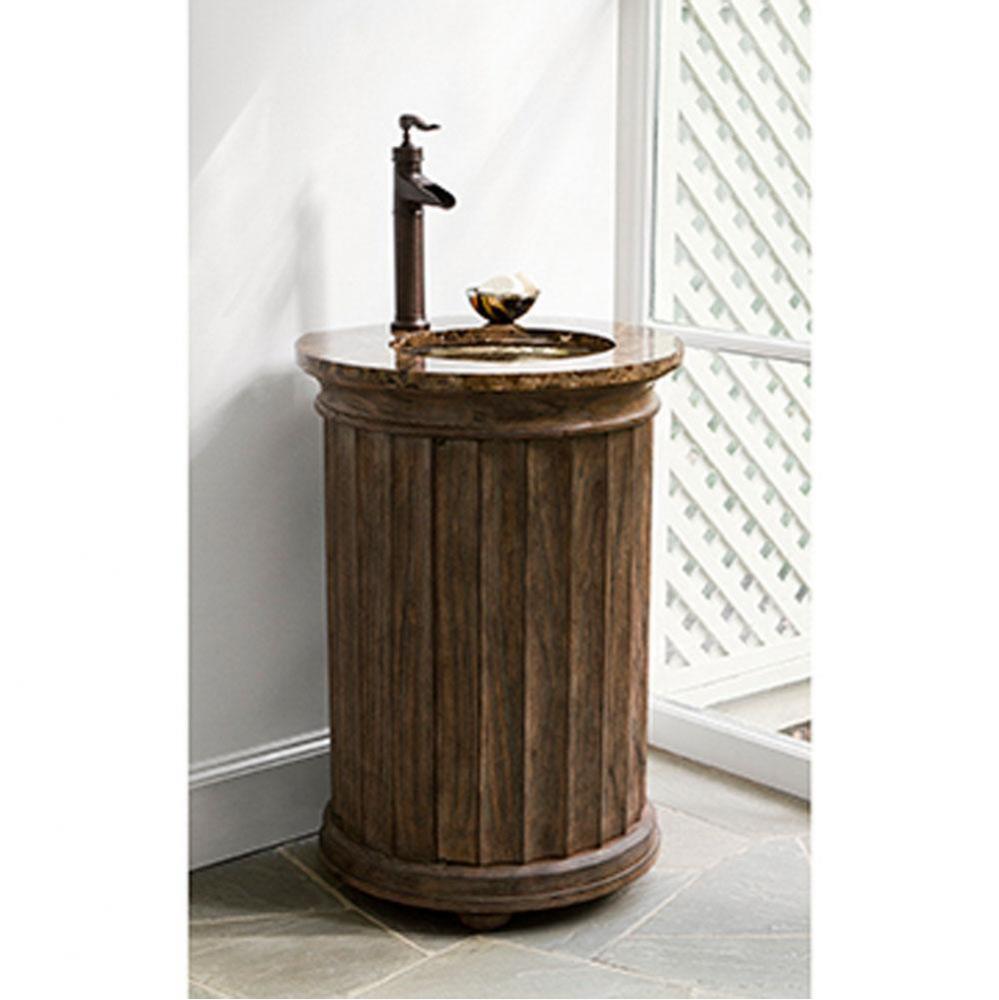Column Pedestal Sink Chest - Weathered G