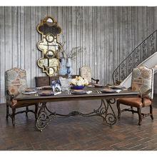 Ambella Home Collection 00277-600-196 - Scrolled Metal Dining Table -