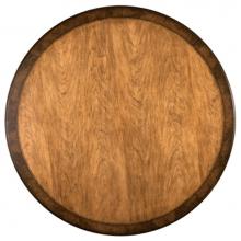 Ambella Home Collection 08967-650-360 - 60'' Top - Pecan Crown w/ Walnut