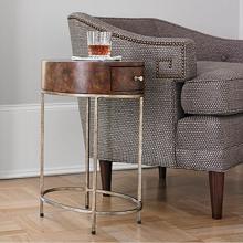 Ambella Home Collection 09126-900-011 - French Key Accent Table - Burl /