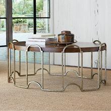 Ambella Home Collection 09126-920-001 - French Key Oval Cocktail