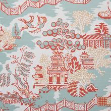 Ambella Home Collection 2101-8002-46 - Luzon Aqua & Coral