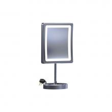 Baci Remcraft EH120-LED BNZ - Baci Basic Square Table Mirror - Halo -