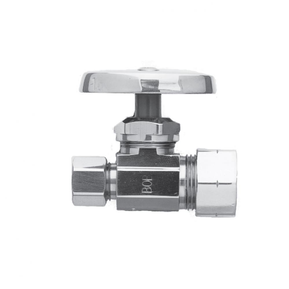Straight Valve, 1/2'' Compression