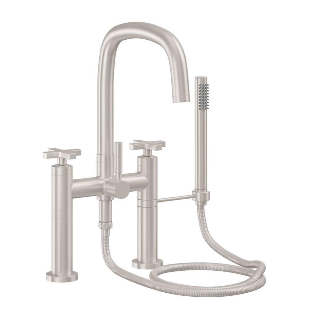 Contemporary Deck Mount Tub Filler