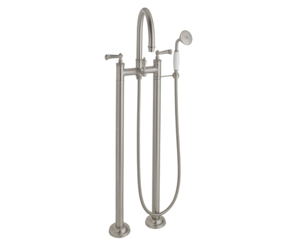 Traditional Floor Mount Tub Filler