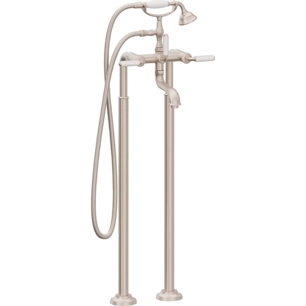 Traditional Floor Mount Tub Filler