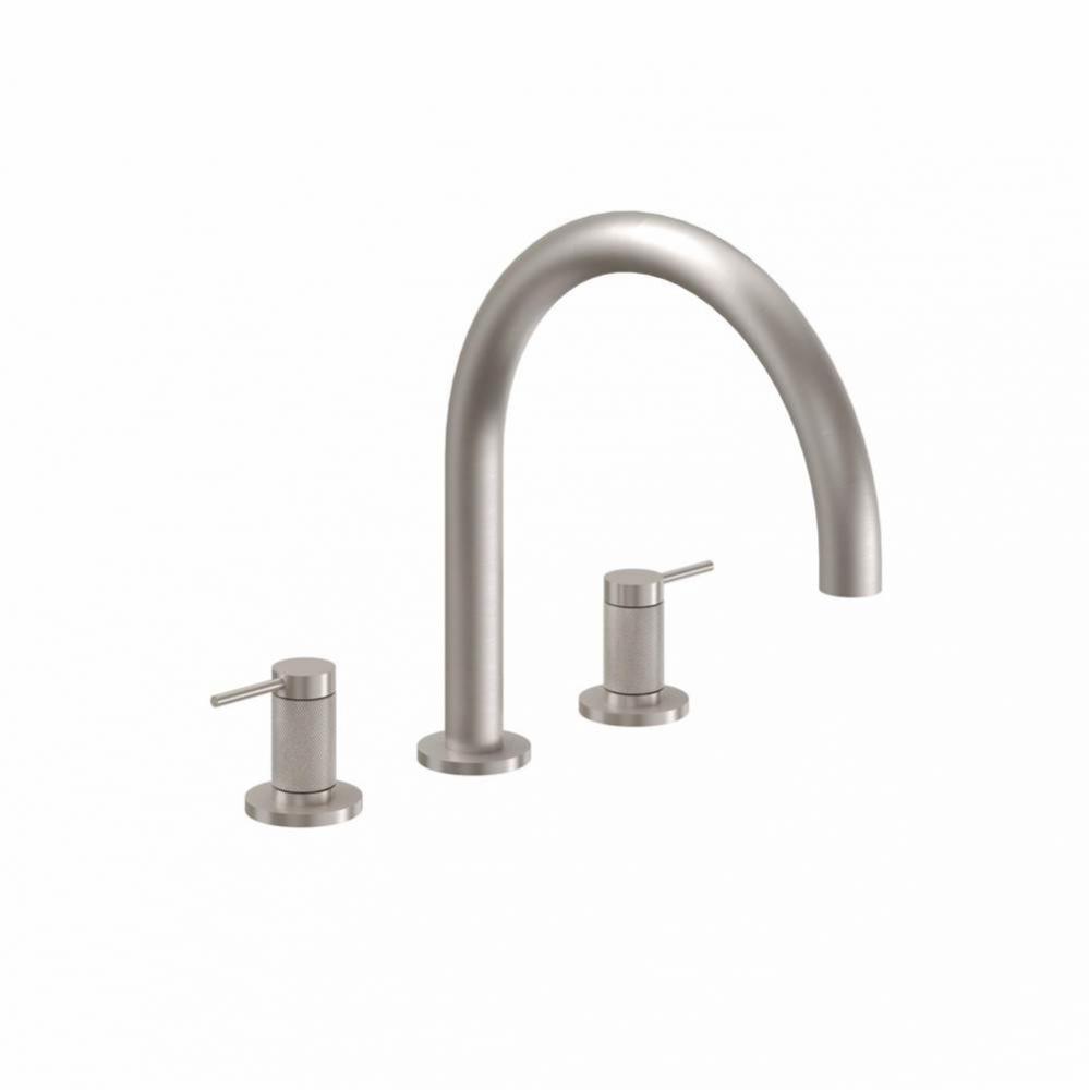 Complete Roman Tub Set - Knurled Insert