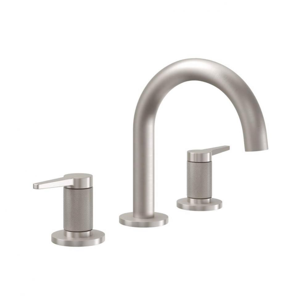 8'' Widespread Lavatory Faucet - Medium Spout; Knurled Insert