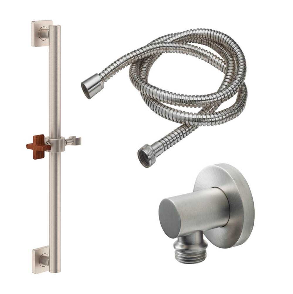 30'' Grab Bar Handshower Kit - Cross Handle with Quad Base
