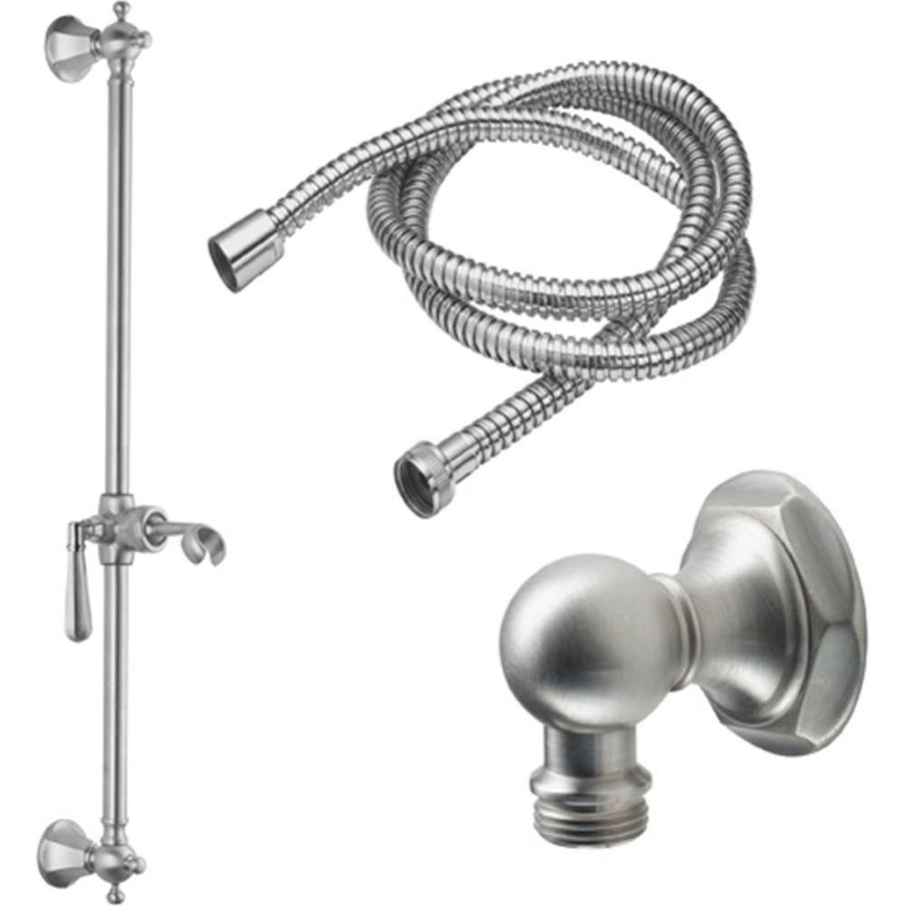 Slide Bar Handshower Kit - Lever Handle with Hex Base