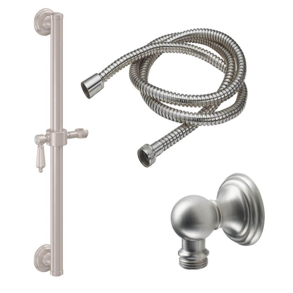 30'' Grab Bar Handshower Kit - Lever Handle with Line Base