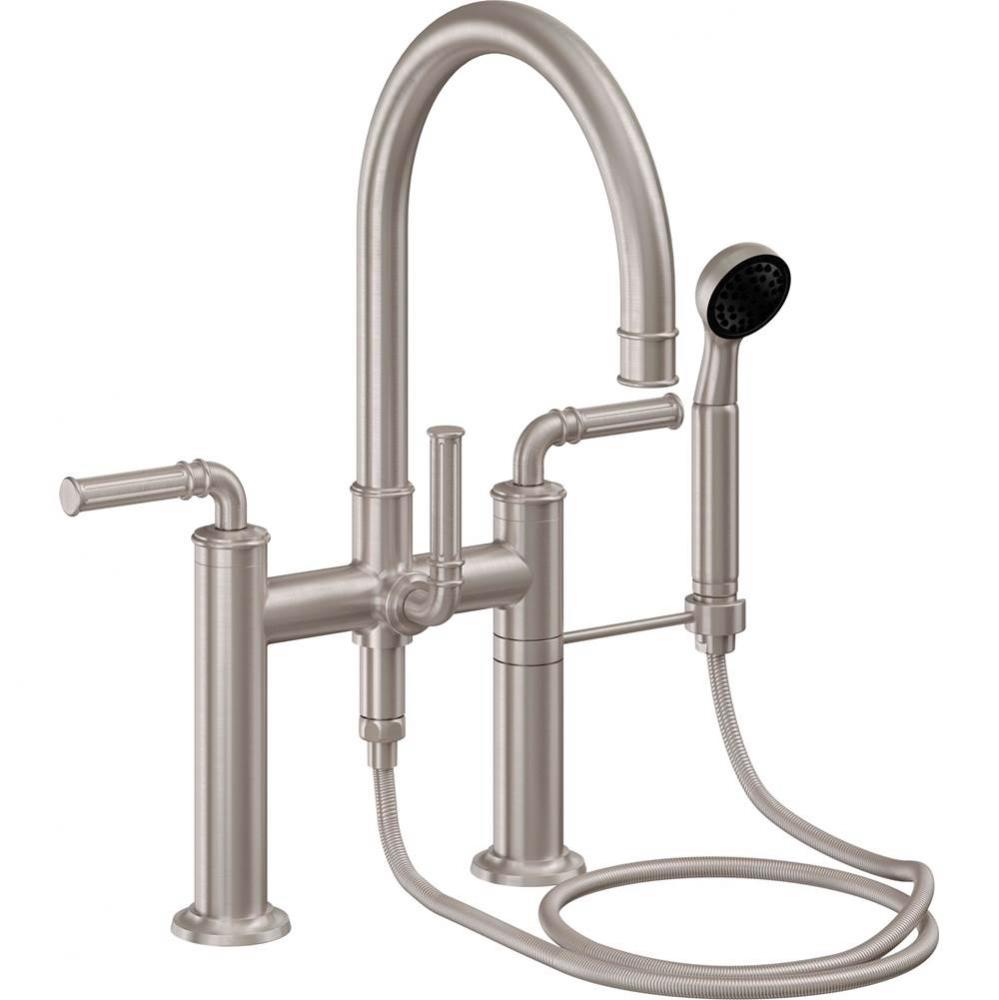 Deck Mount Tub Filler with Handshower