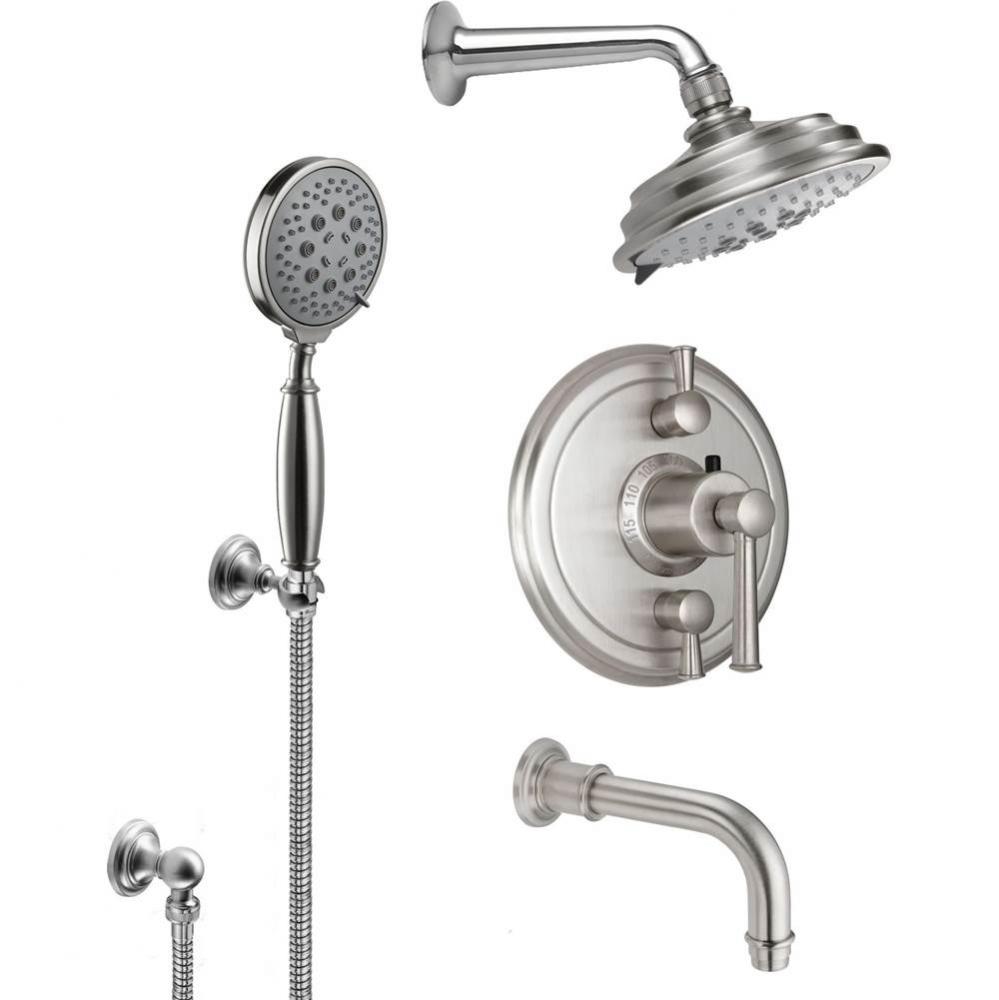 Miramar StyleTherm® 1/2'' Thermostatic Shower System with Handshower Hook and Tub S