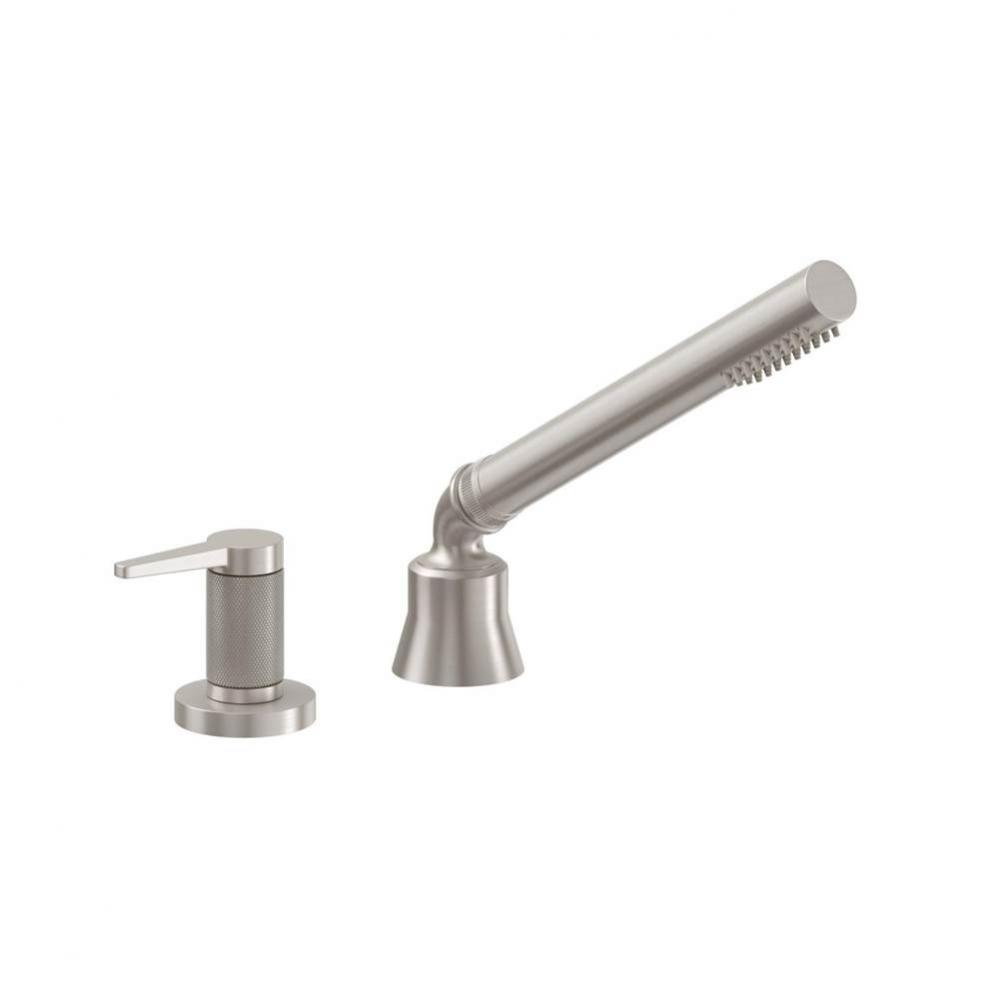 Handshower & Diverter Trim Only for Roman Tub - Knurled Insert