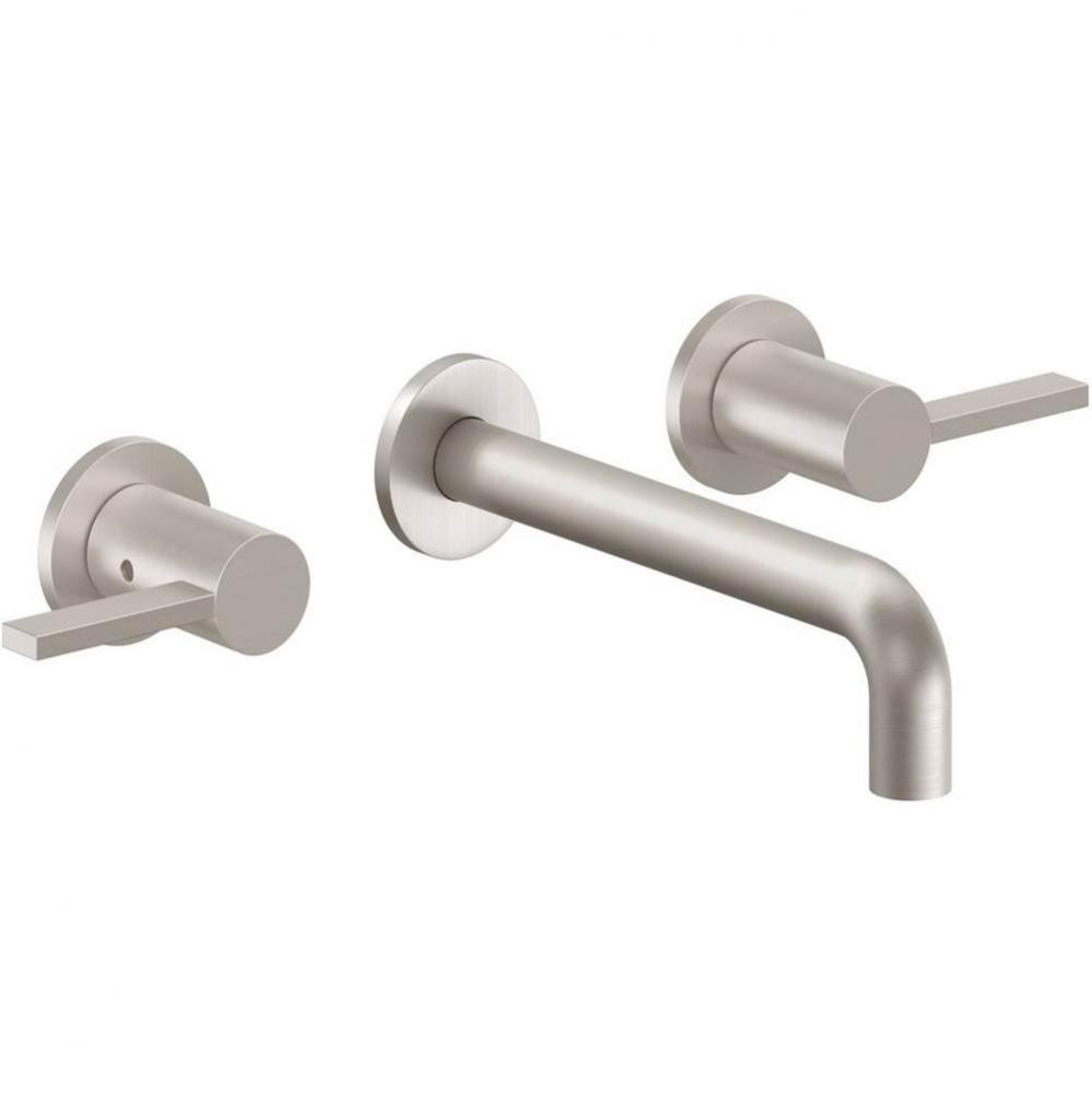 Two Handle Lavatory Wall Faucet Trim Only