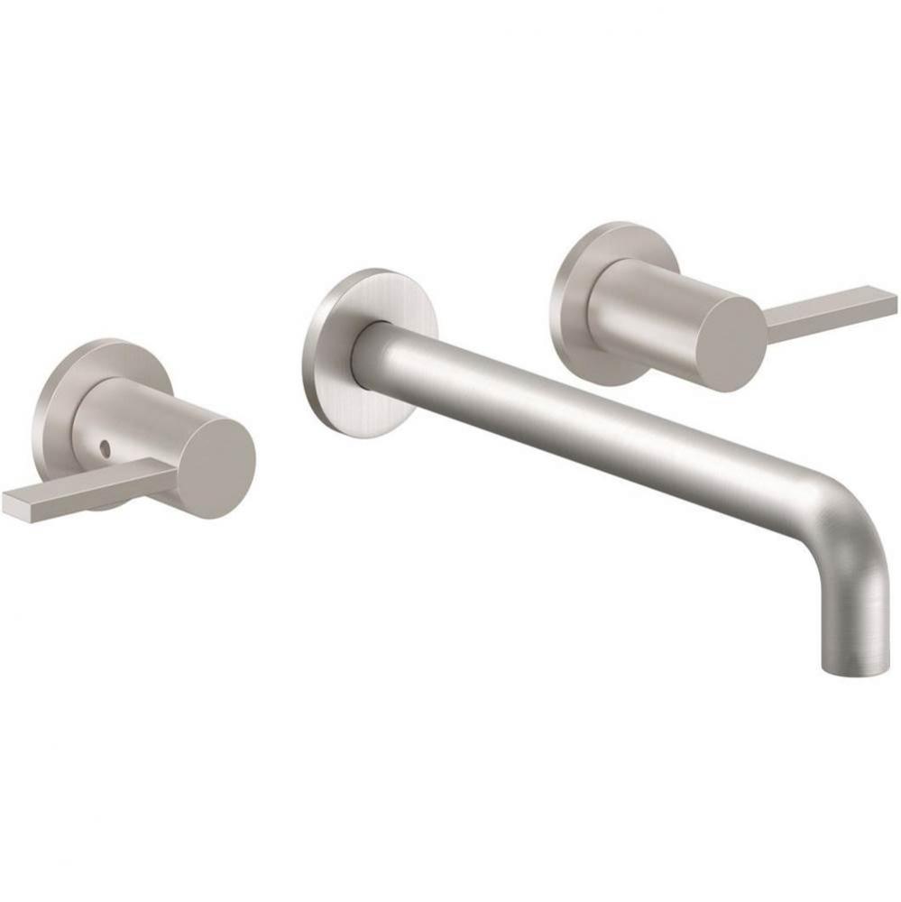 Two Handle Lavatory Wall Faucet Trim Only