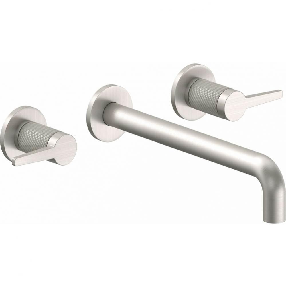 Two Handle Lavatory Wall Faucet Trim Only