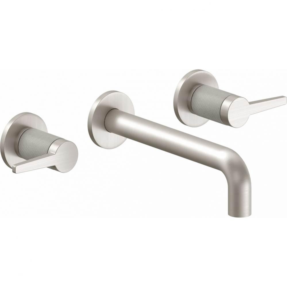 Two Handle Lavatory Wall Faucet Trim Only