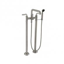 California Faucets 0903-XX.FR-PC - Contemporary Floor Mount Tub Filler